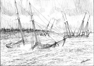The fateful December gale of 1850