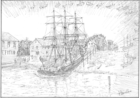 A familiar event at Littlefield's Yard