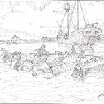 Cards and Trefethens in the Kennebunk River